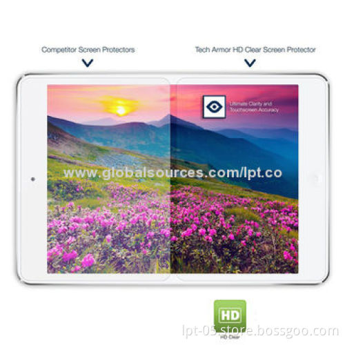 High Definition Clear Glass Screen Protectors, 2.5D Round Edges, for Apple's iPad Air Generation 5